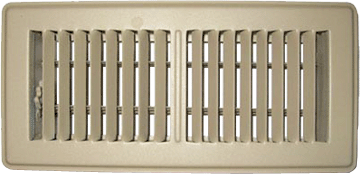 4 X 10 FLOOR REG BROWN TWO WAY