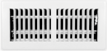 4 X 10 FLOOR REG WHITE TWO WAY