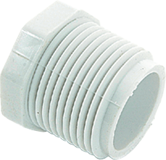 PVC PLUG 3/4 MPT