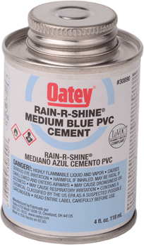 OATEY BLUE PVC CEMENT 4OZ