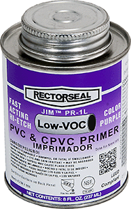 PVC PRIMER PURPLE DAUBER TOP 1/2pt