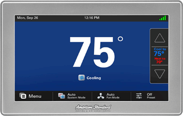 THERMOSTAT COLOR 7IN TOUCH PLATINUM 1050