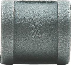 BLK PIPE CPLG 1/2