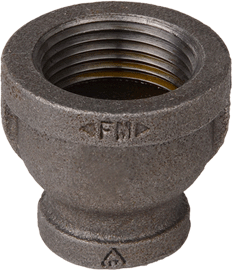 BLK PIPE RED CPLG 3/4x1/2