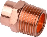 CU MALE ADPT 7/8x3/4 OD CXM