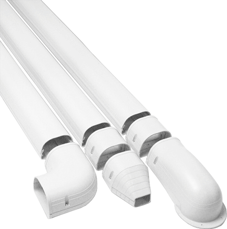 FORTRESS 12&#39; WALL DUCT KIT 4-1/2&quot; INCLUDES LW, LK, LEN,
