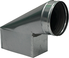 PH3 10X4X6 SEALED 6&quot; THROAT, 28GA
