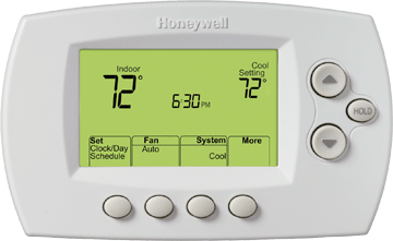 Honeywell Thermostat Wireless 3Heat/2Cool Large Display