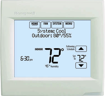 Honeywell Thermostat with REDLINK VP8000 7-Day