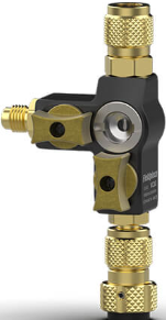 1/4 Valve Core Removal Tool  Dual Valve with Sight Glass